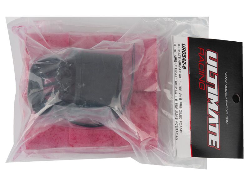 Ultimate RC Luftfilter "AIRMAX" mit 6 eingeölten Schaumstoffen