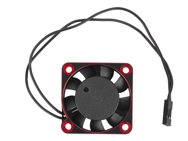 Ultimate Ultra High Speed Motorlüfter 40x40x10 Alu (5 - 8.5V) Black Red