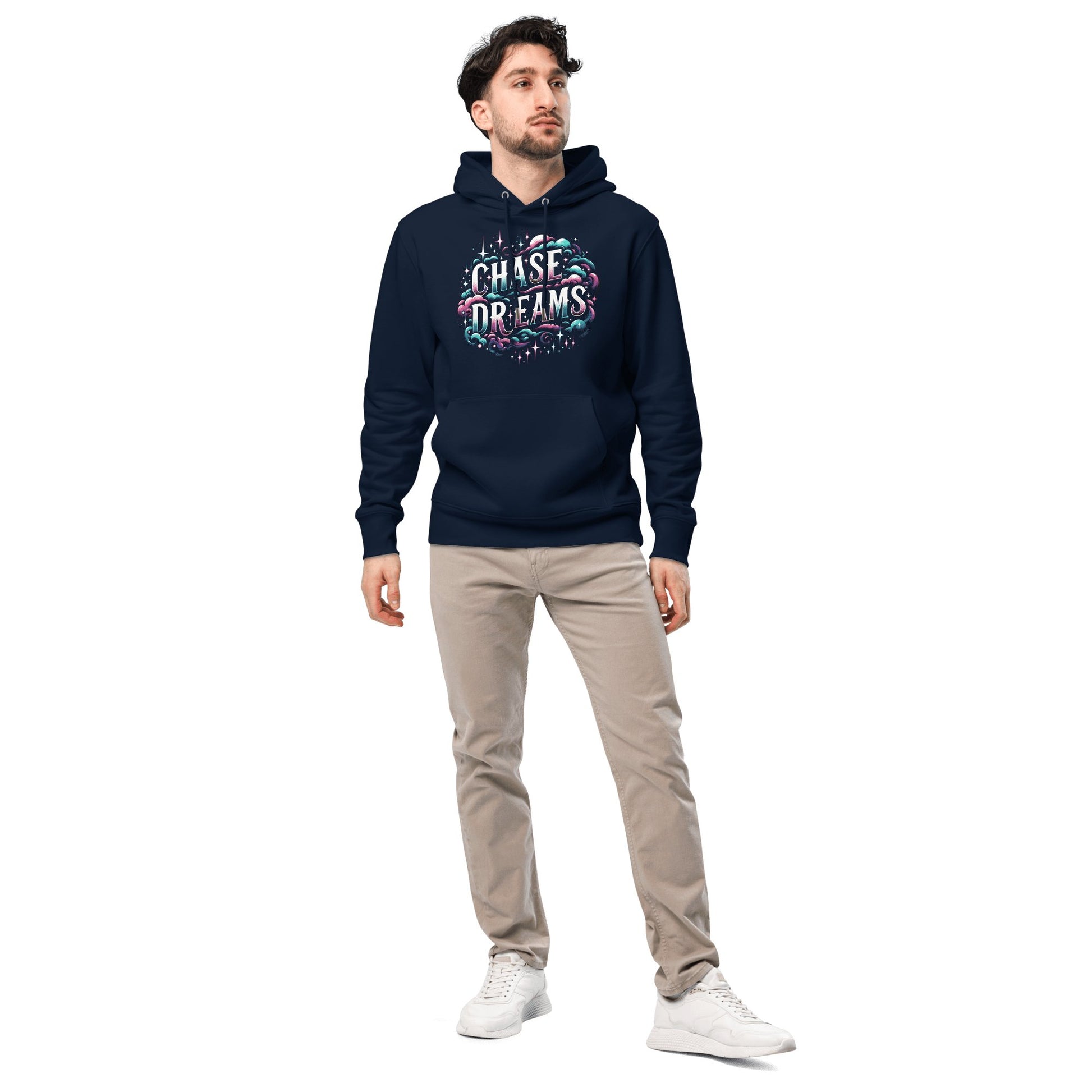 Umweltfreundlicher Unisex Kapuzenpullover "Chase Dreams" - Artexio