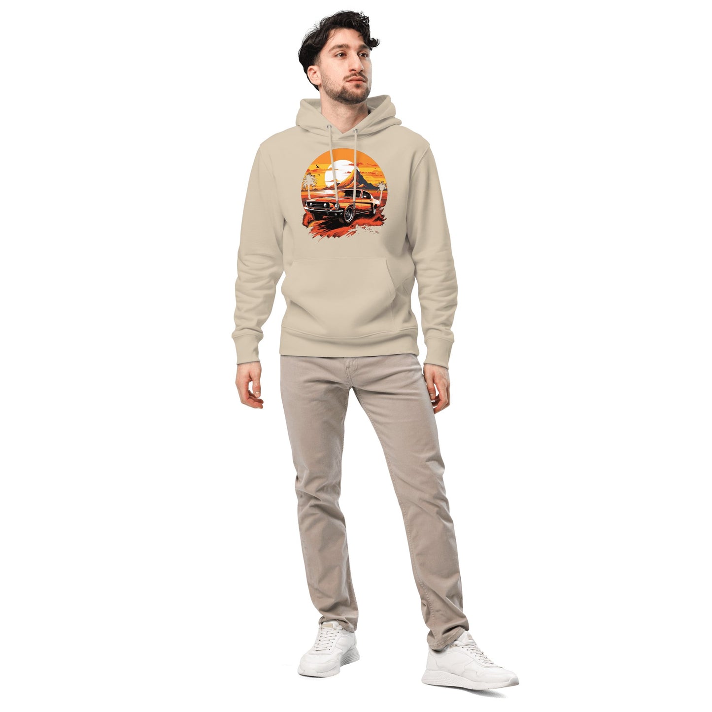 Umweltfreundlicher Unisex Kapuzenpullover "Ford Mustang" - Artexio