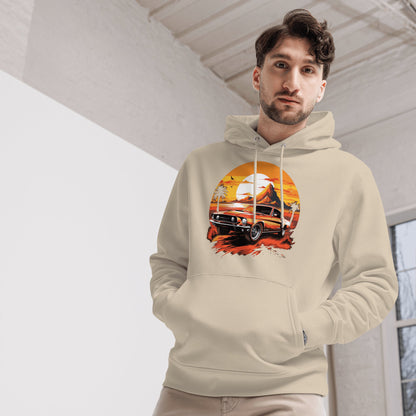 Umweltfreundlicher Unisex Kapuzenpullover "Ford Mustang" - Artexio