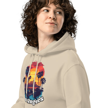 Umweltfreundlicher Unisex Kapuzenpullover "Los Angeles" - Artexio