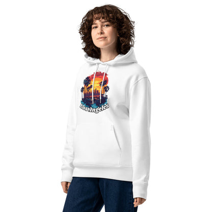 Umweltfreundlicher Unisex Kapuzenpullover "Los Angeles" - Artexio