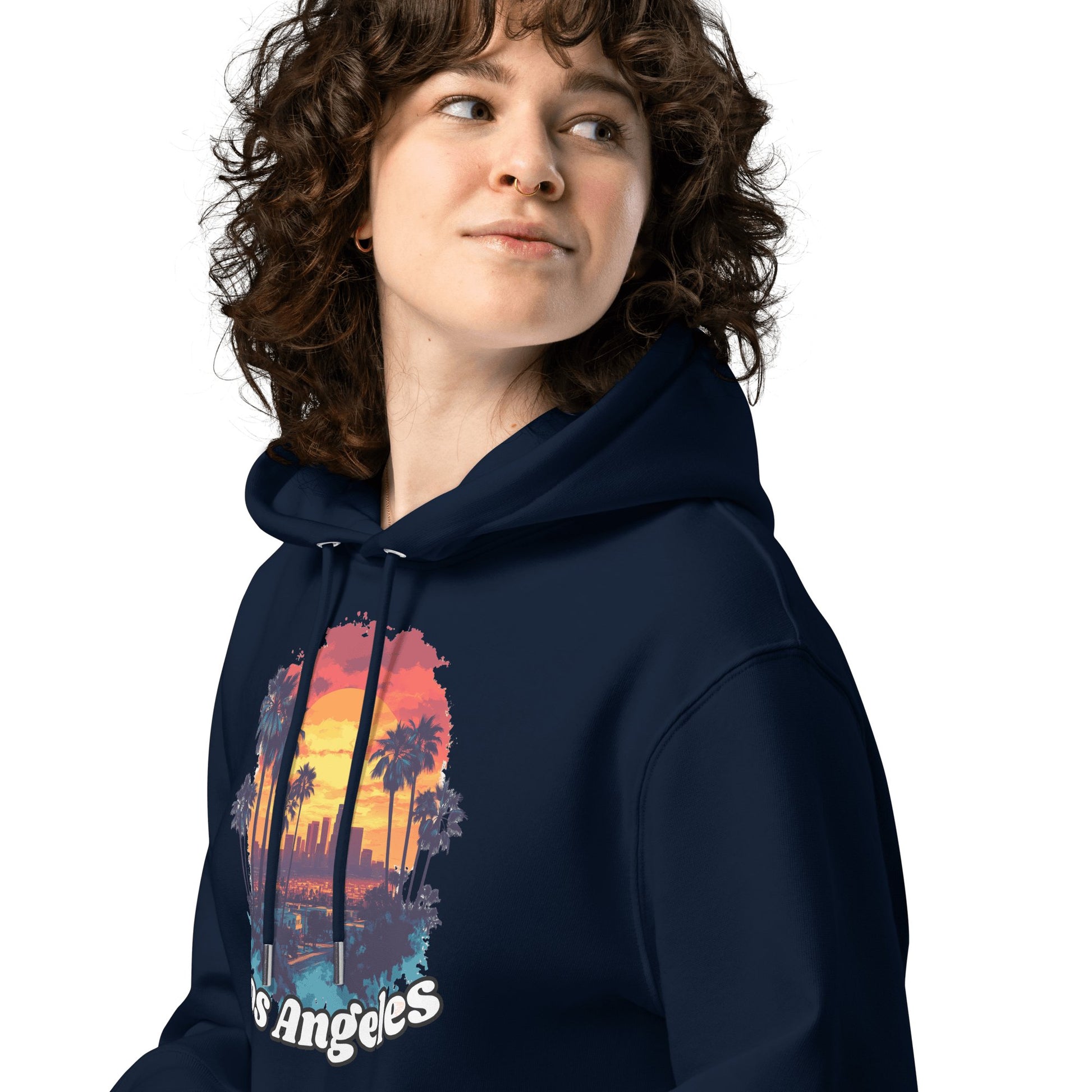 Umweltfreundlicher Unisex Kapuzenpullover "Los Angeles" - Artexio