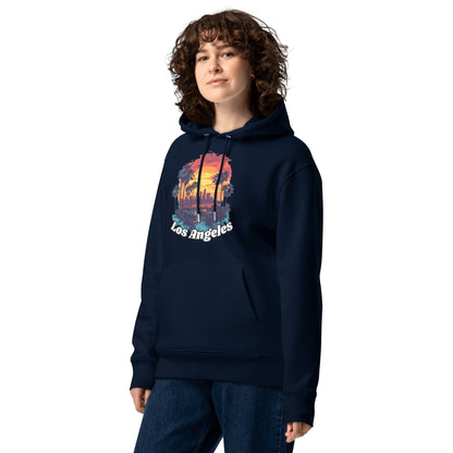 Umweltfreundlicher Unisex Kapuzenpullover "Los Angeles" - Artexio