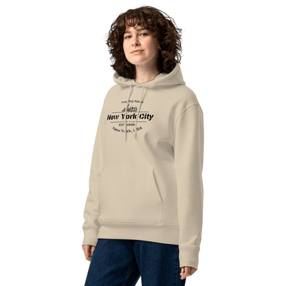 Umweltfreundlicher Unisex Kapuzenpullover "New York City" - Artexio