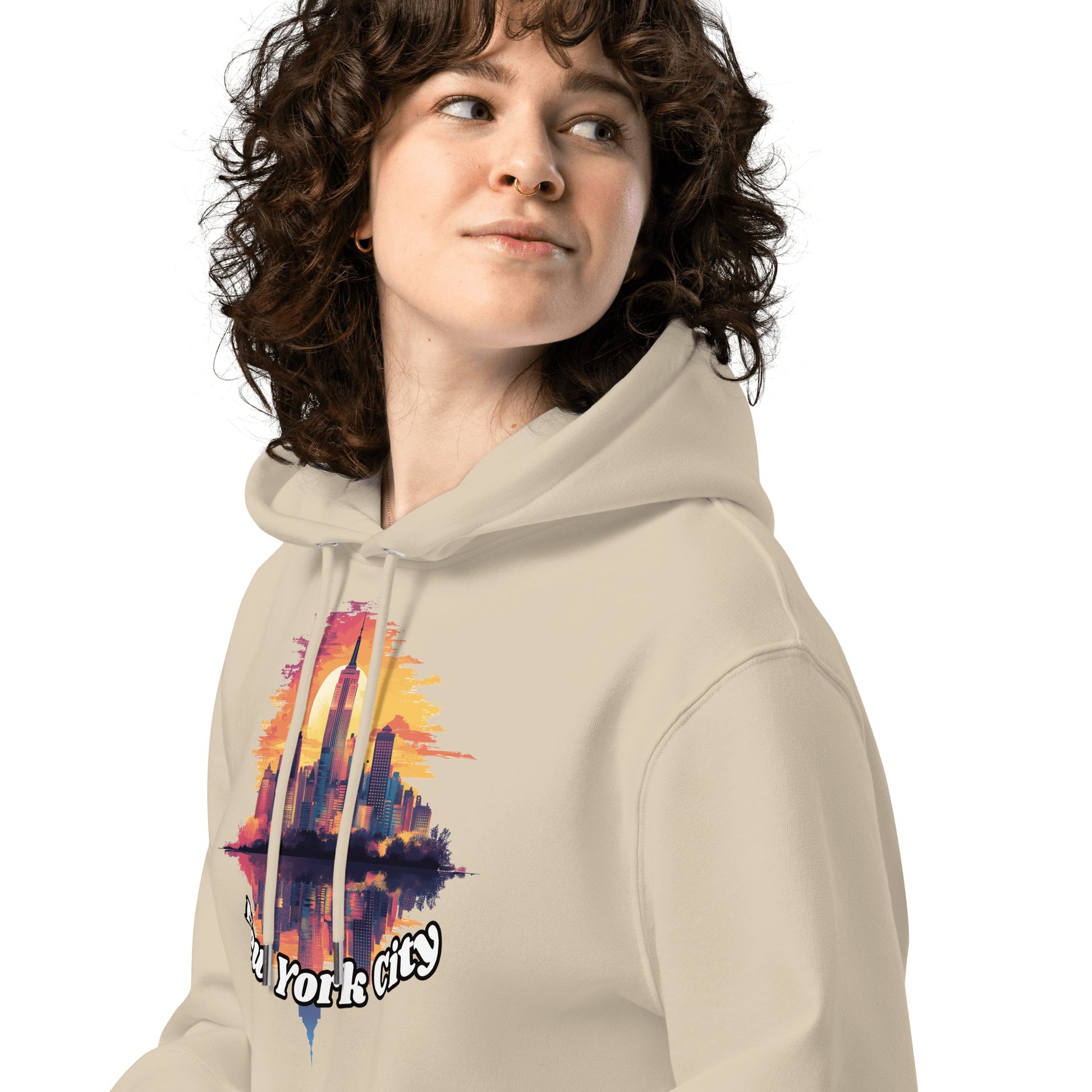 Umweltfreundlicher Unisex Kapuzenpullover "New York City" - Artexio