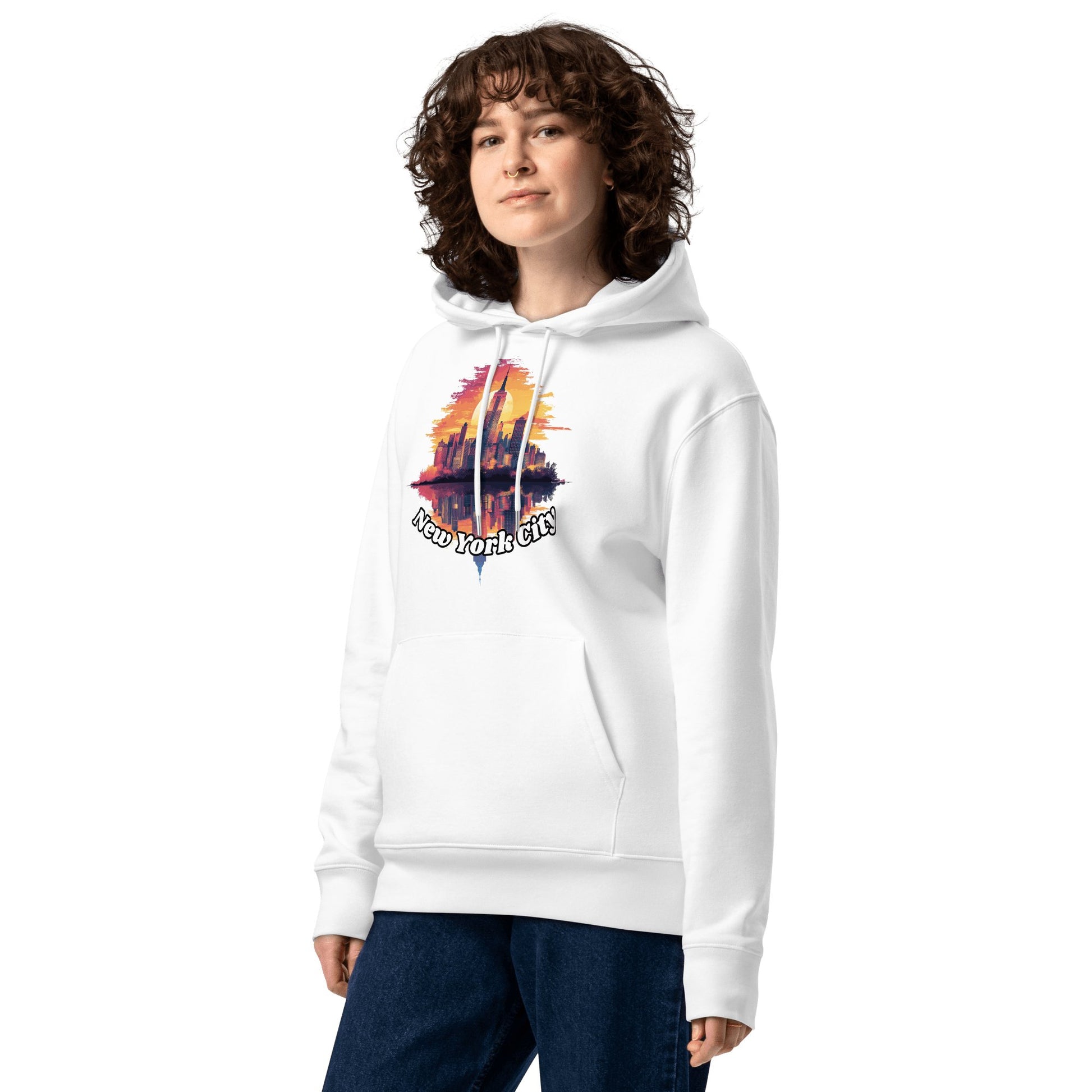 Umweltfreundlicher Unisex Kapuzenpullover "New York City" - Artexio