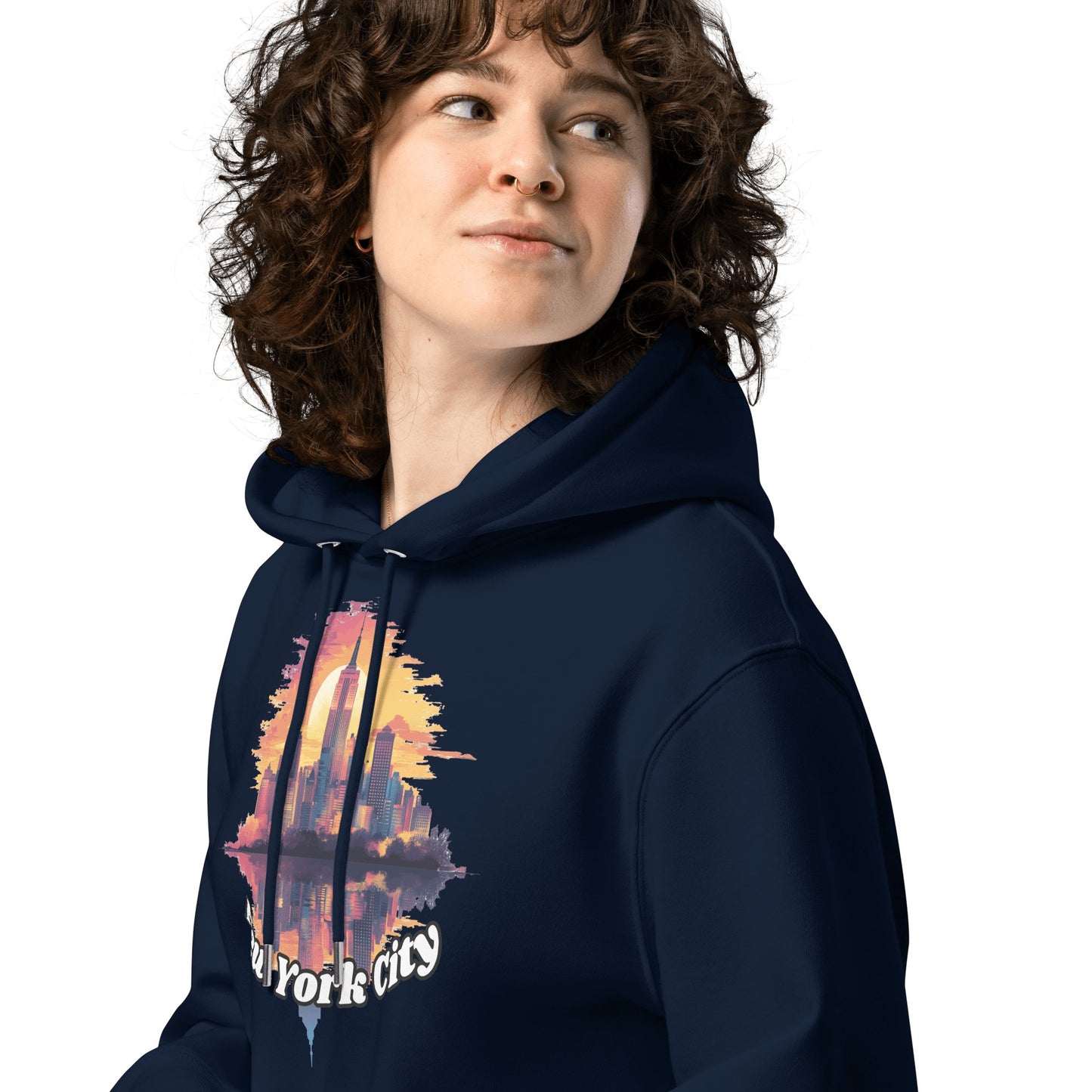 Umweltfreundlicher Unisex Kapuzenpullover "New York City" - Artexio