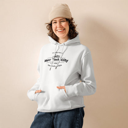 Umweltfreundlicher Unisex Kapuzenpullover "New York City" - Artexio