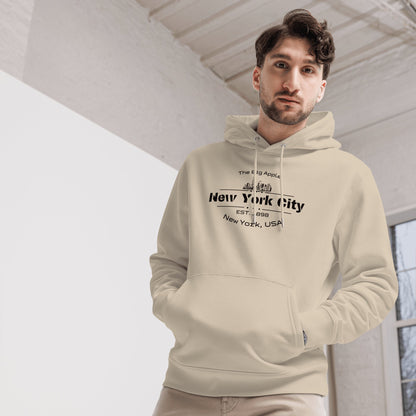 Umweltfreundlicher Unisex Kapuzenpullover "New York City" - Artexio