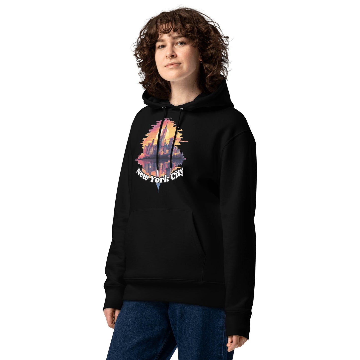 Umweltfreundlicher Unisex Kapuzenpullover "New York City" - Artexio