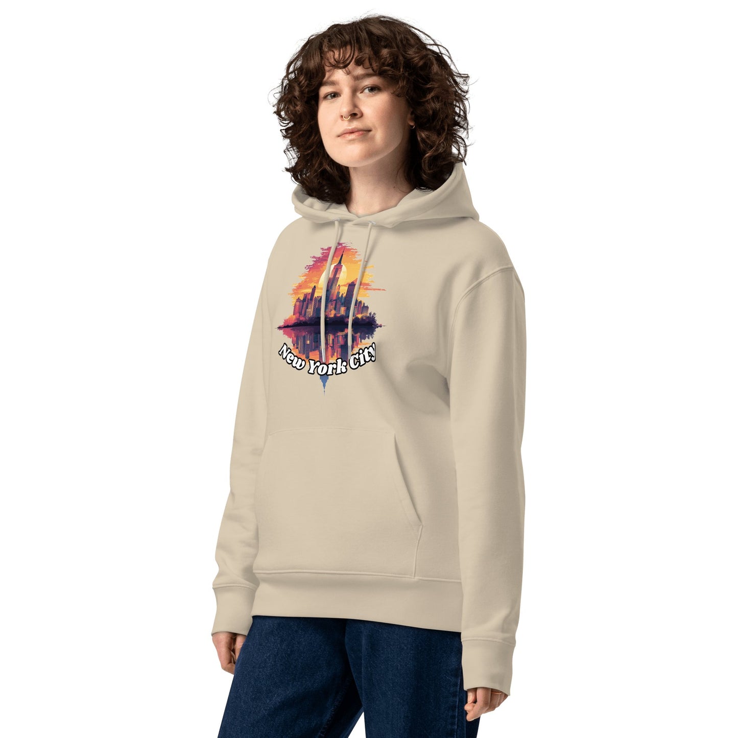 Umweltfreundlicher Unisex Kapuzenpullover "New York City" - Artexio