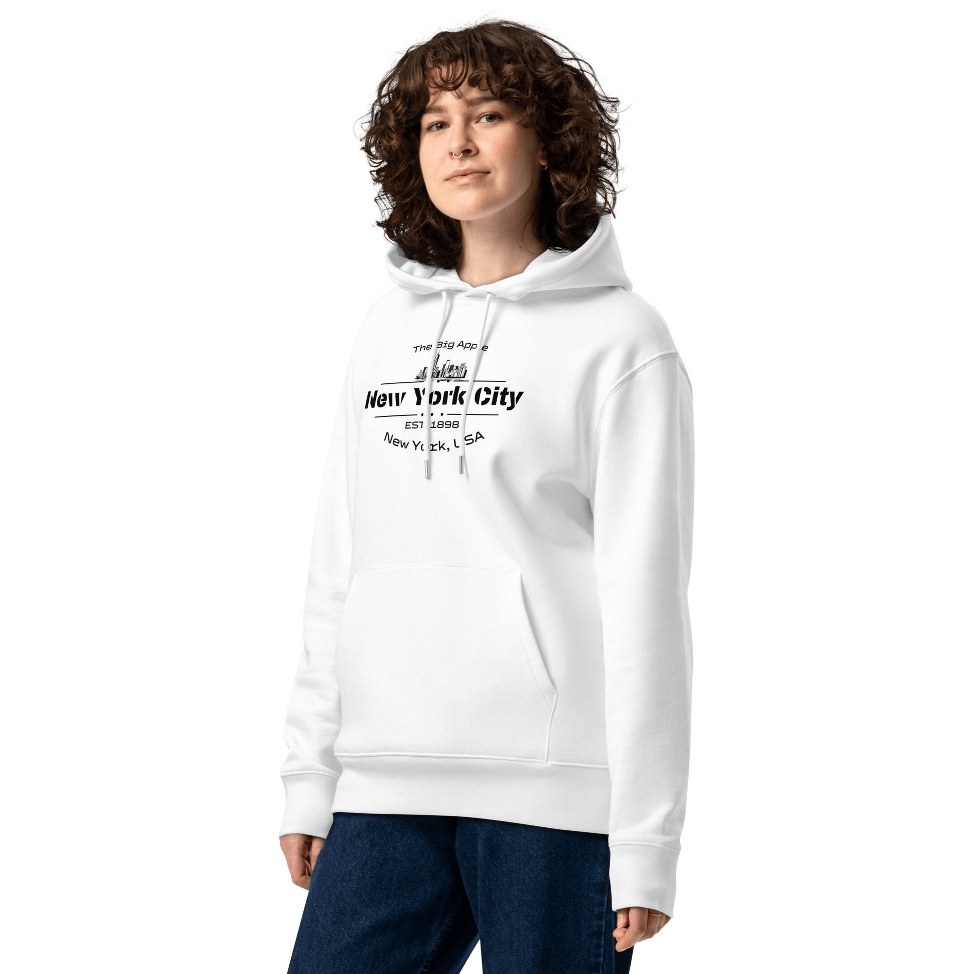 Umweltfreundlicher Unisex Kapuzenpullover "New York City" - Artexio