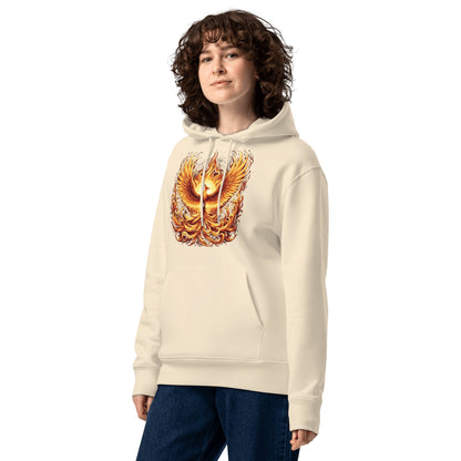 Umweltfreundlicher Unisex Kapuzenpullover "Phoenix" - Artexio