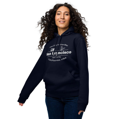 Umweltfreundlicher Unisex Kapuzenpullover "San Francisco" - Artexio