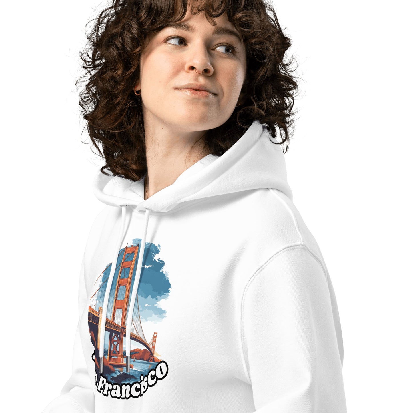 Umweltfreundlicher Unisex Kapuzenpullover "San Francisco" - Artexio