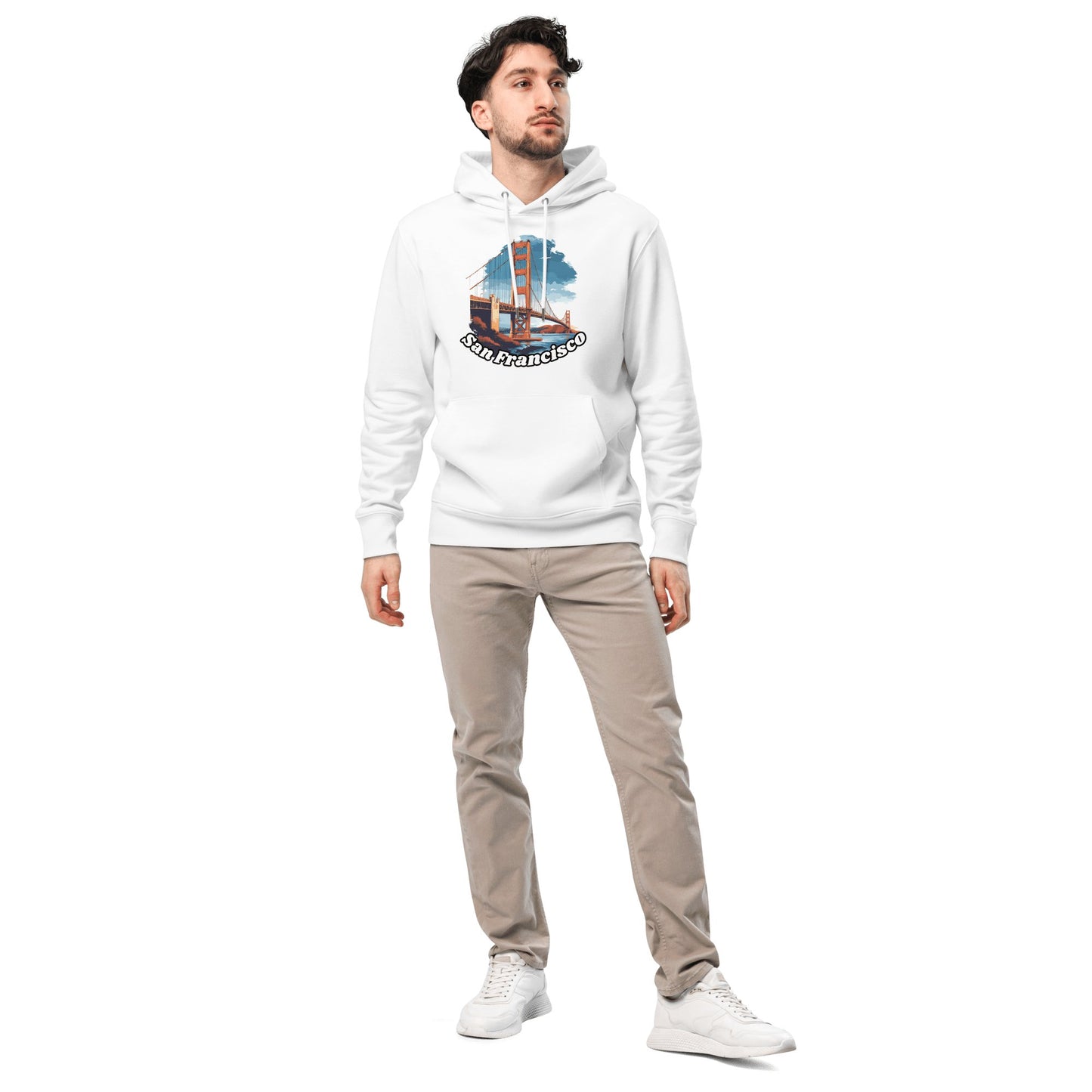 Umweltfreundlicher Unisex Kapuzenpullover "San Francisco" - Artexio