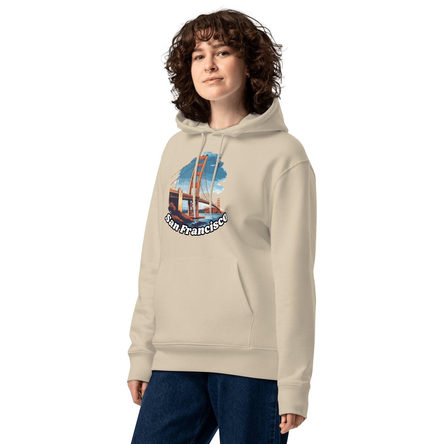 Umweltfreundlicher Unisex Kapuzenpullover "San Francisco" - Artexio