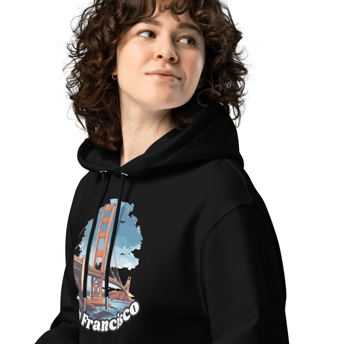 Umweltfreundlicher Unisex Kapuzenpullover "San Francisco" - Artexio