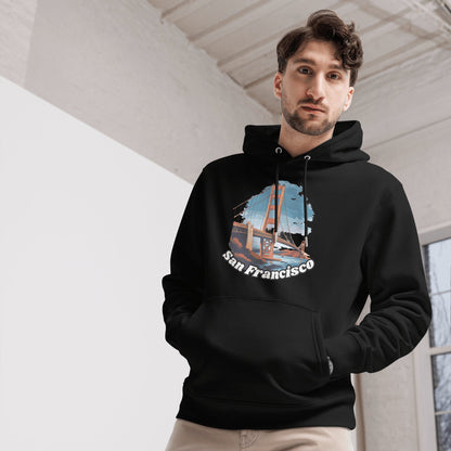 Umweltfreundlicher Unisex Kapuzenpullover "San Francisco" - Artexio