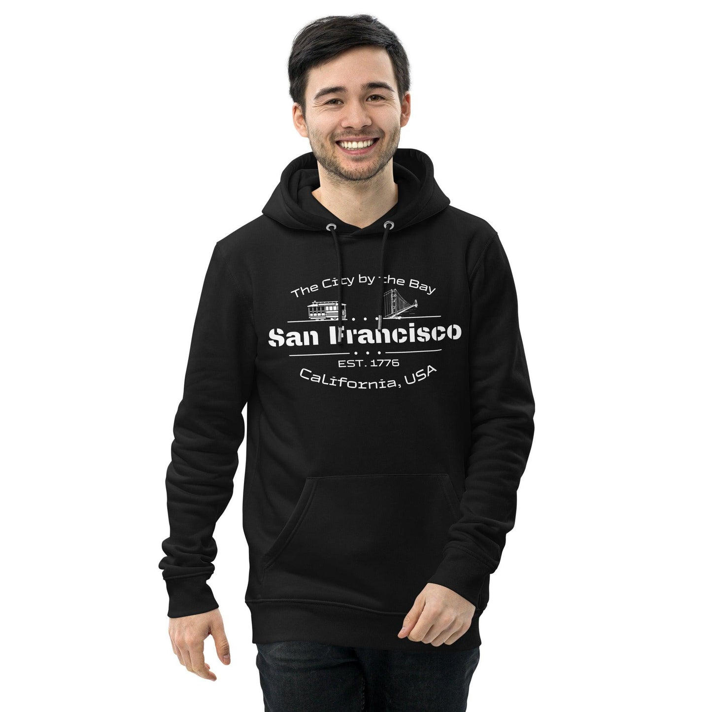 Umweltfreundlicher Unisex Kapuzenpullover "San Francisco" - Artexio