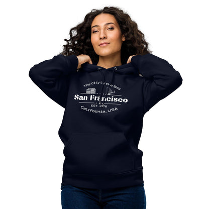 Umweltfreundlicher Unisex Kapuzenpullover "San Francisco" - Artexio