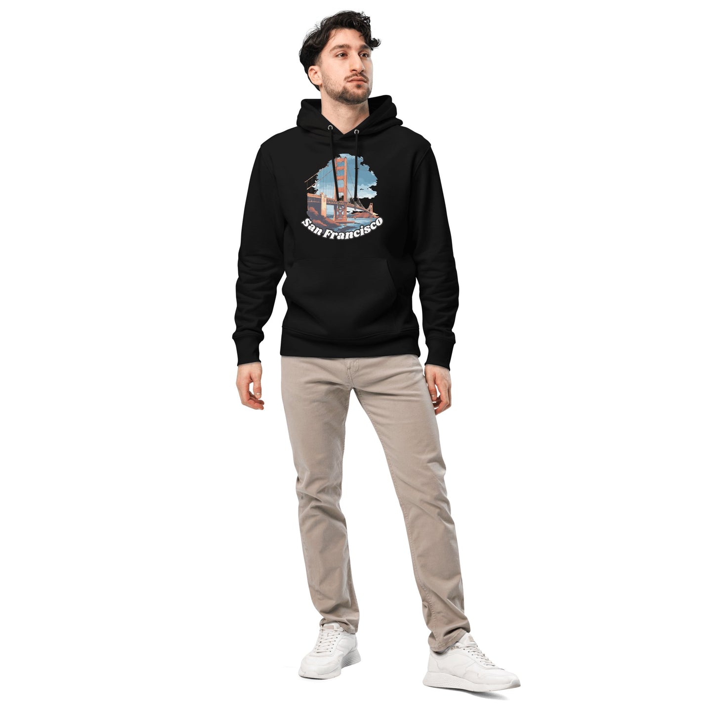 Umweltfreundlicher Unisex Kapuzenpullover "San Francisco" - Artexio