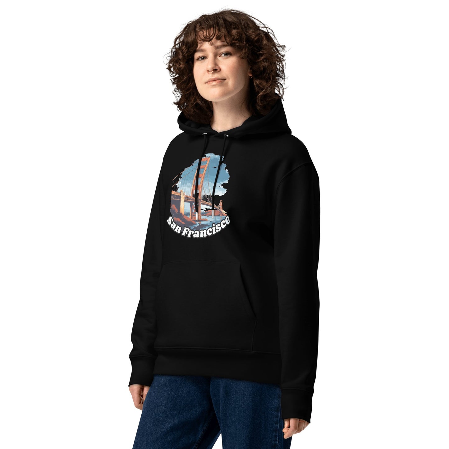 Umweltfreundlicher Unisex Kapuzenpullover "San Francisco" - Artexio