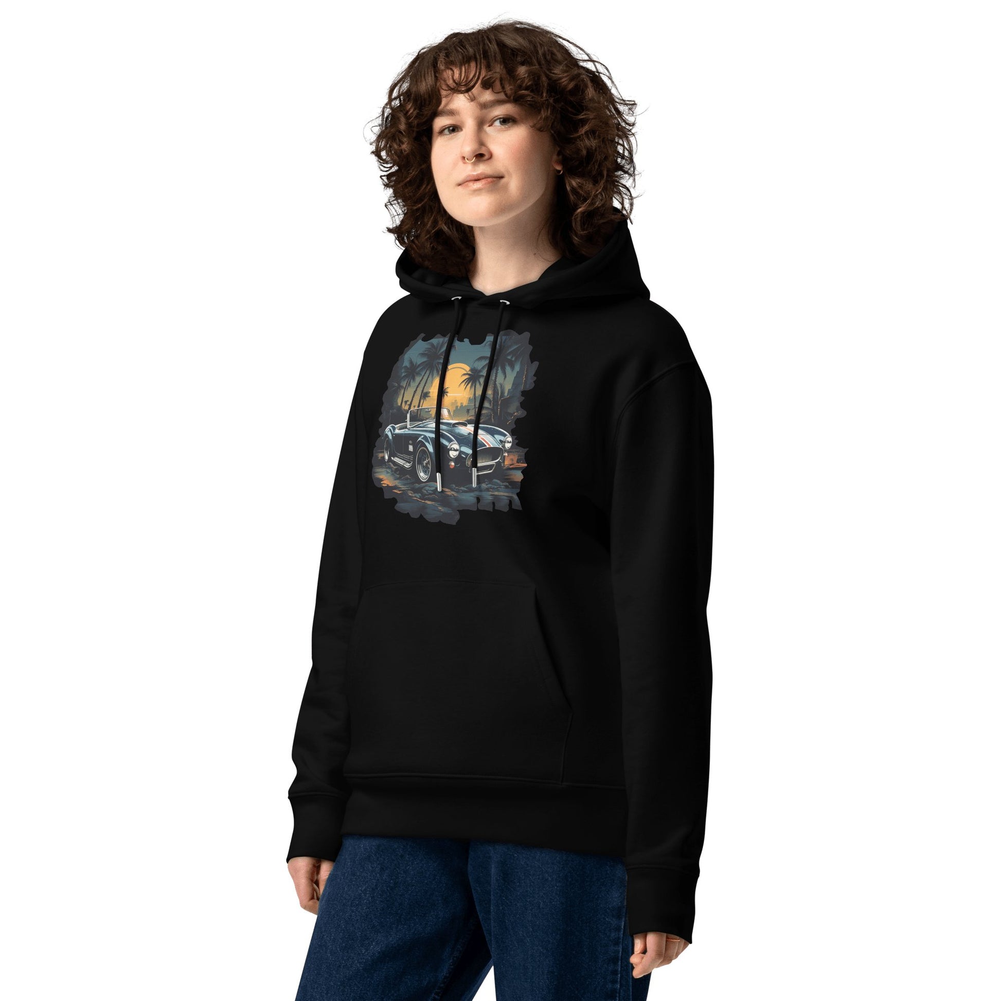 Umweltfreundlicher Unisex Kapuzenpullover "Shelby Cobra" - Artexio