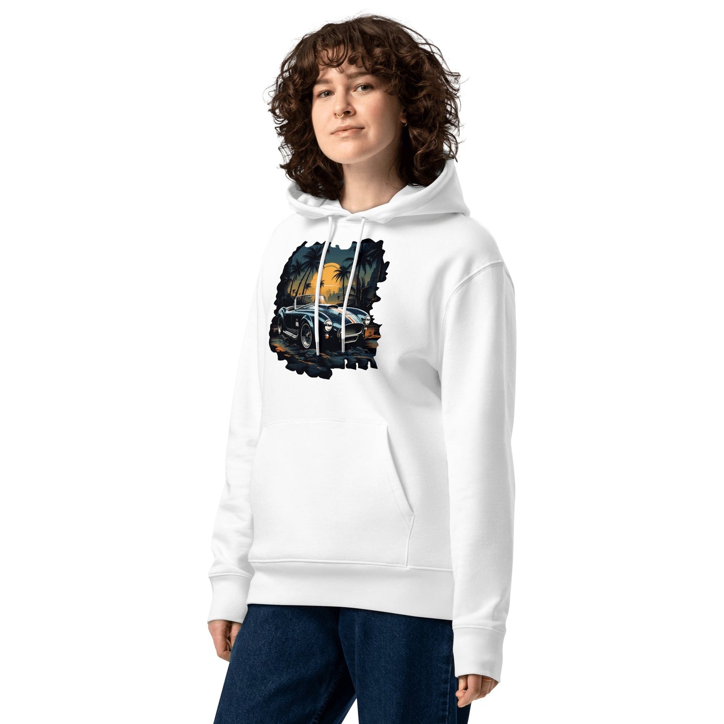 Umweltfreundlicher Unisex Kapuzenpullover "Shelby Cobra" - Artexio