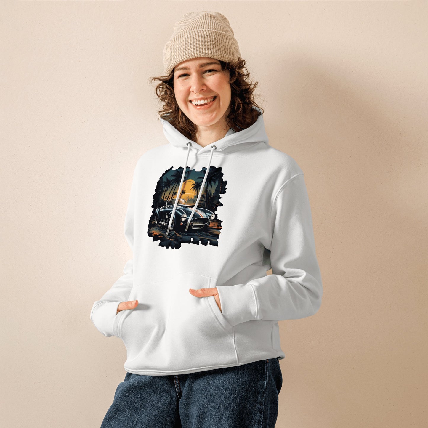 Umweltfreundlicher Unisex Kapuzenpullover "Shelby Cobra" - Artexio