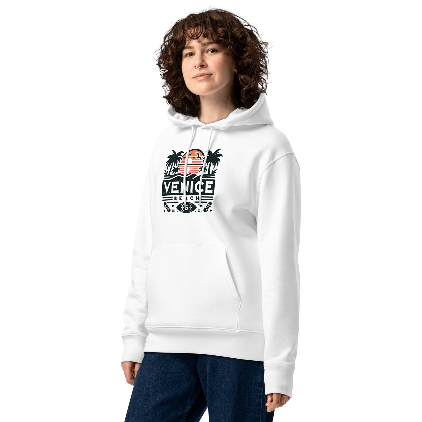 Umweltfreundlicher Unisex Kapuzenpullover "Venice Beach" - Artexio