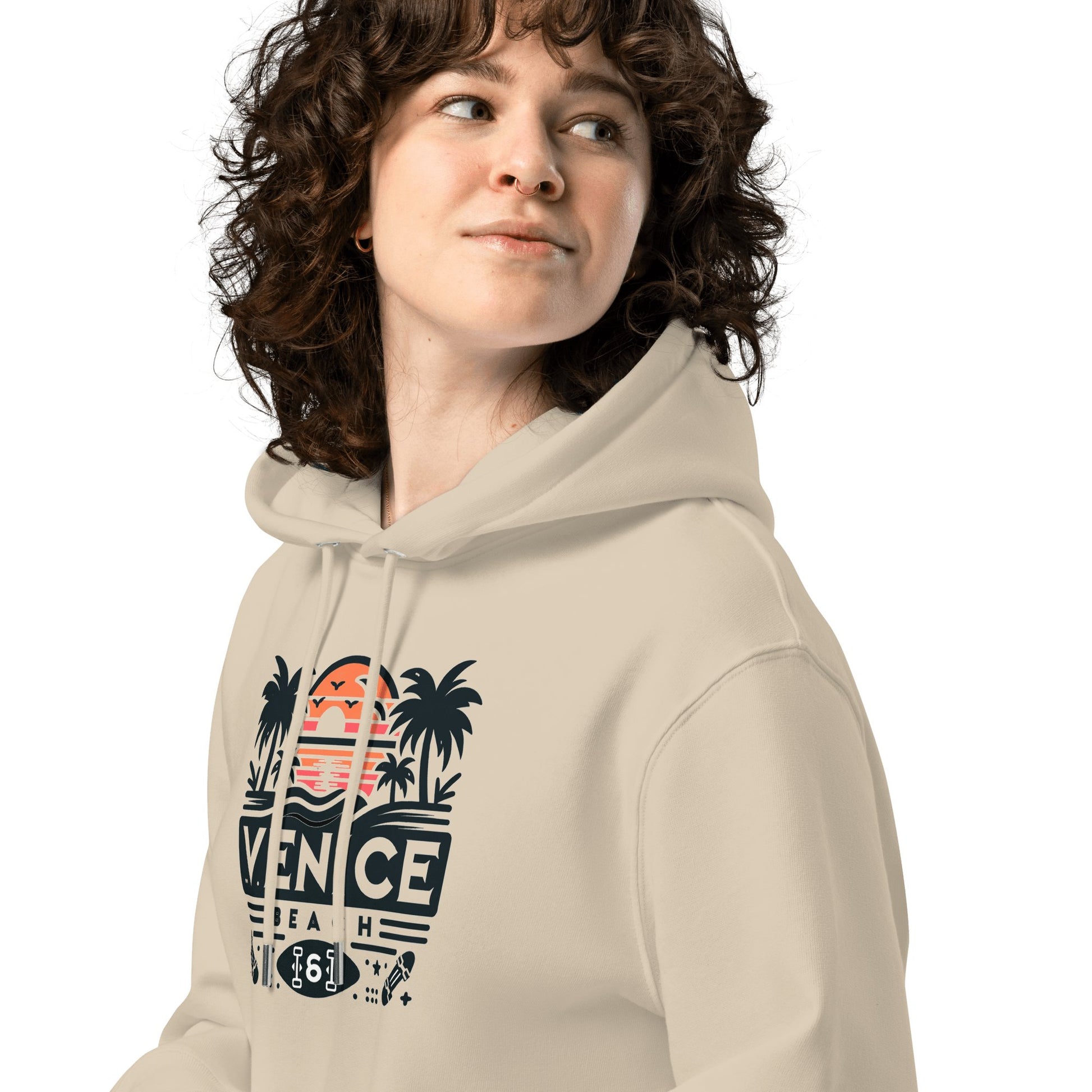 Umweltfreundlicher Unisex Kapuzenpullover "Venice Beach" - Artexio