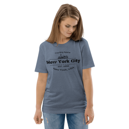 Unisex Bio Baumwoll T-Shirt "New York City" - Artexio