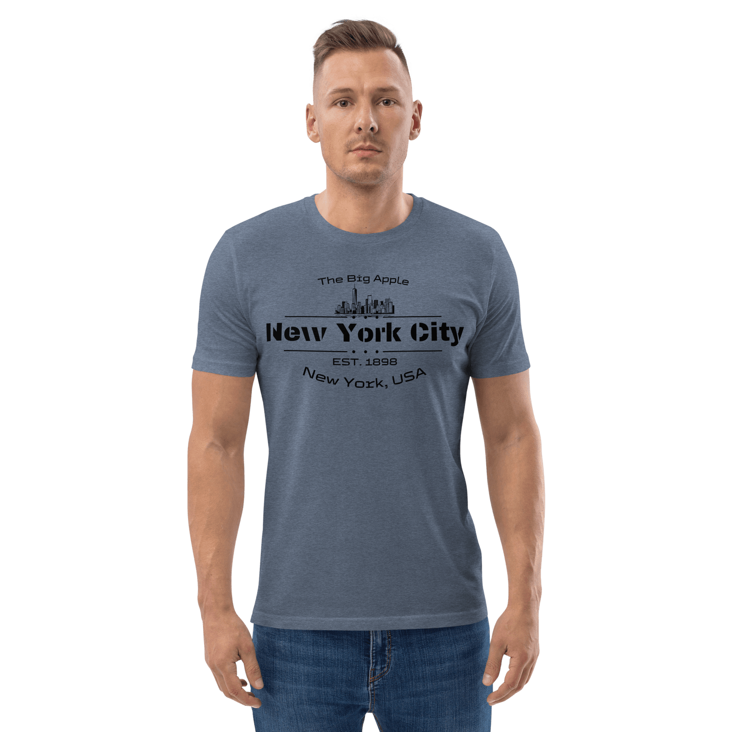 Unisex Bio Baumwoll T-Shirt "New York City" - Artexio