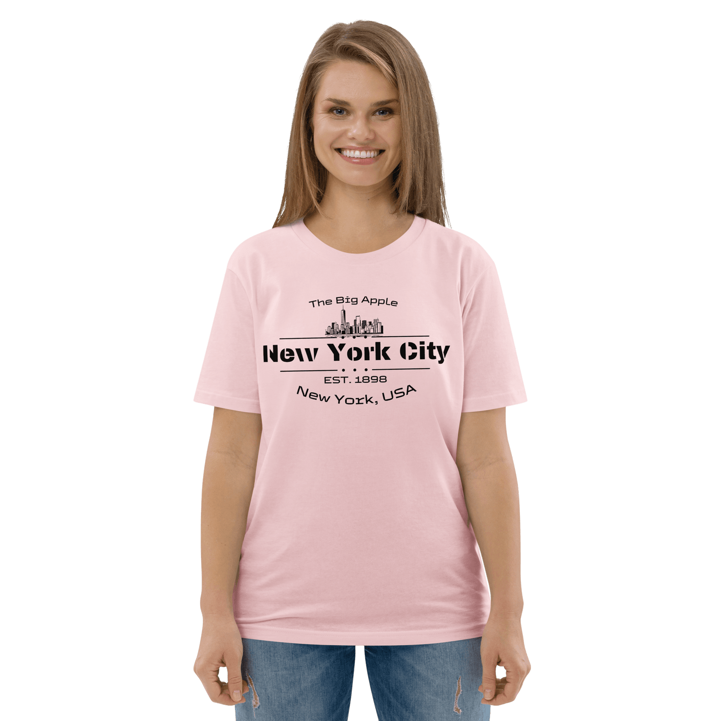 Unisex Bio Baumwoll T-Shirt "New York City" - Artexio