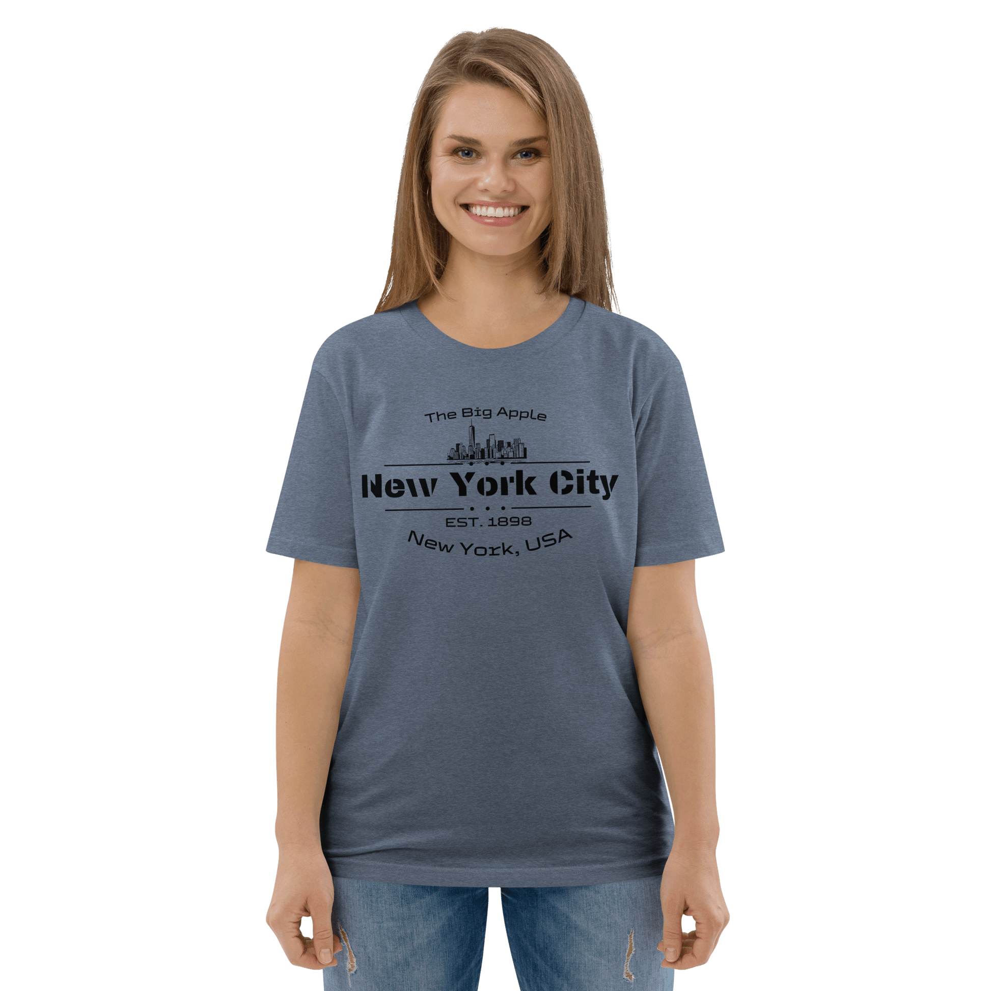 Unisex Bio Baumwoll T-Shirt "New York City" - Artexio