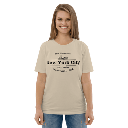 Unisex Bio Baumwoll T-Shirt "New York City" - Artexio