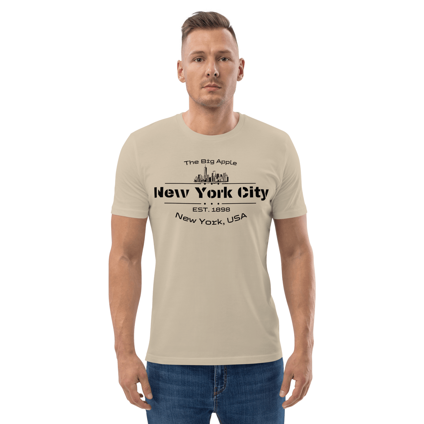 Unisex Bio Baumwoll T-Shirt "New York City" - Artexio