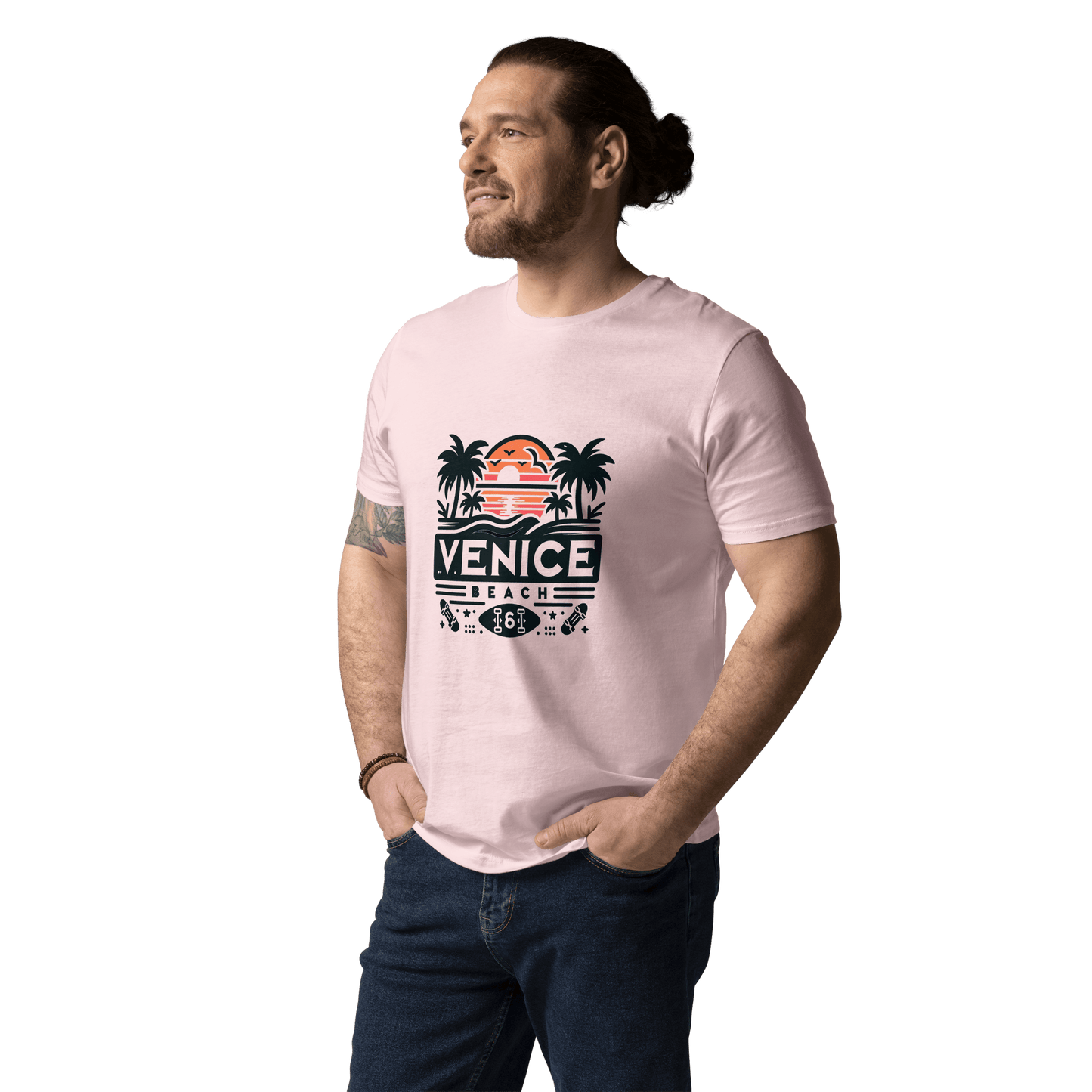 Unisex Bio Baumwoll T-Shirt "Venice Beach" - Artexio