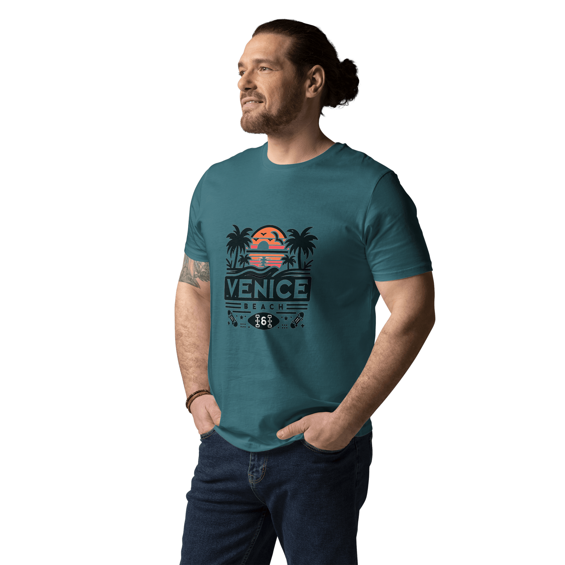 Unisex Bio Baumwoll T-Shirt "Venice Beach" - Artexio