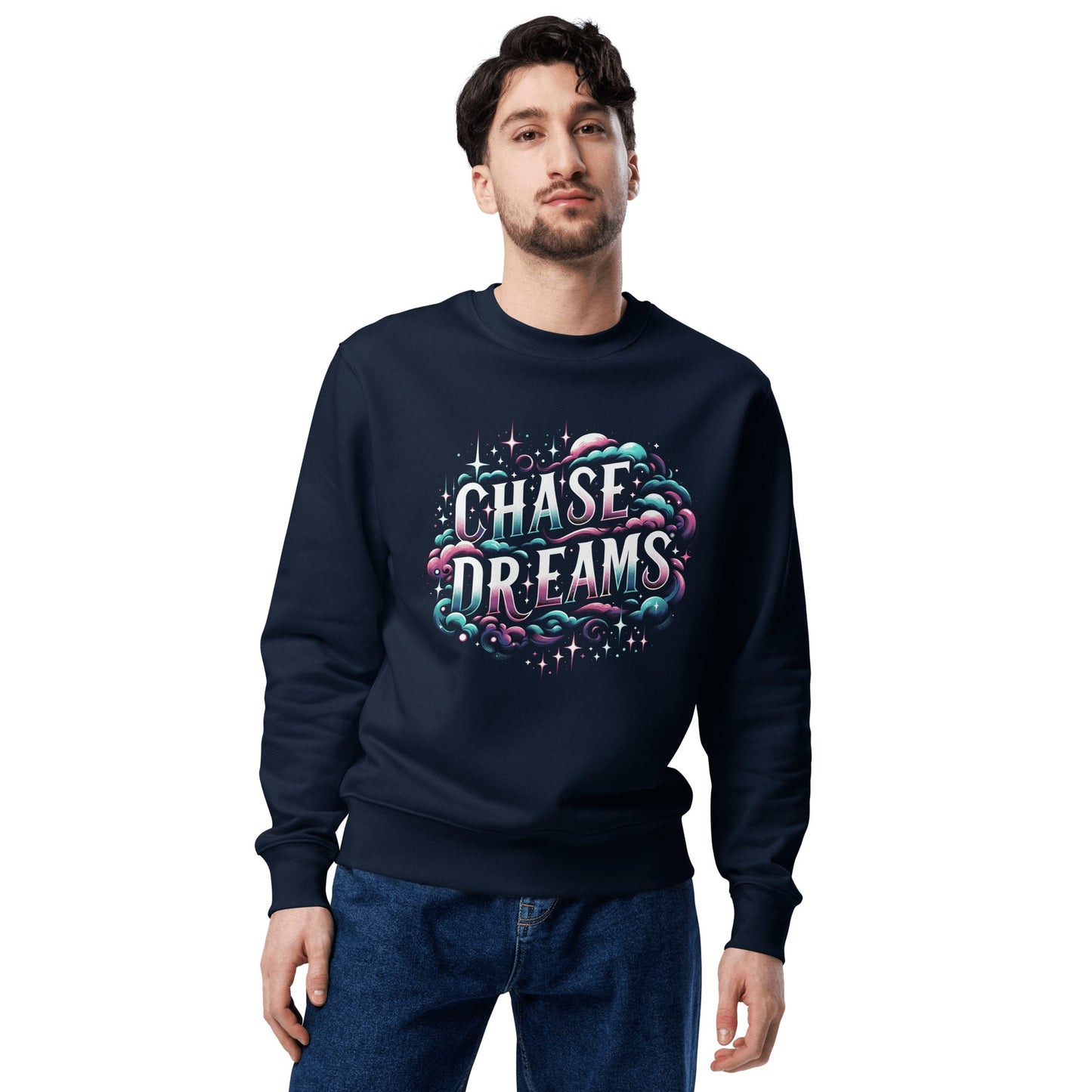 Unisex Bio Sweatshirt "Chase Dreams" - Artexio