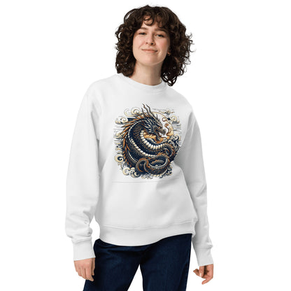 Unisex Bio Sweatshirt "Drache" - Artexio