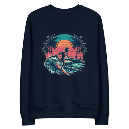 Unisex Bio Sweatshirt "Surfing" - Artexio