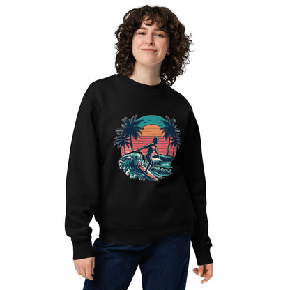 Unisex Bio Sweatshirt "Surfing" - Artexio