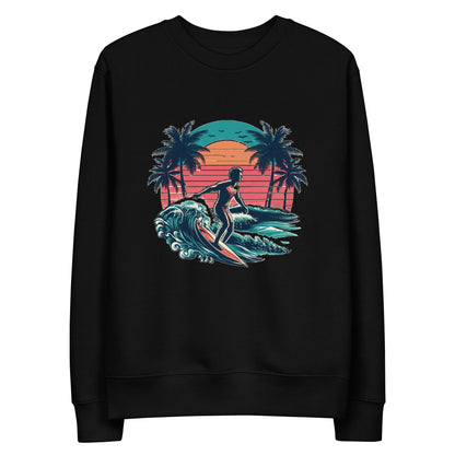 Unisex Bio Sweatshirt "Surfing" - Artexio