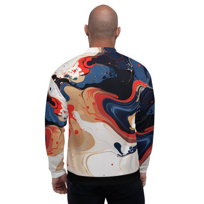 Unisex Bomberjacke "Color Swirl" - Artexio