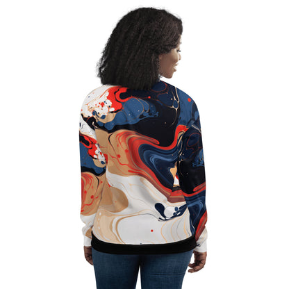 Unisex Bomberjacke "Color Swirl" - Artexio