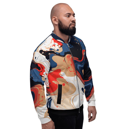 Unisex Bomberjacke "Color Swirl" - Artexio